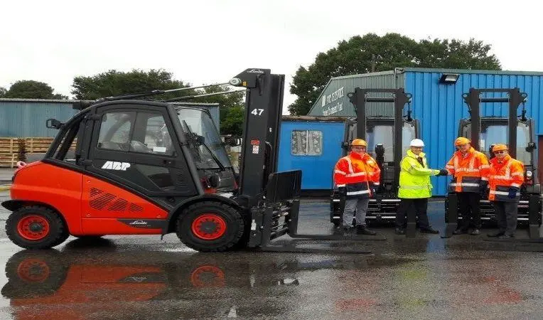 The Linde forklift trucks at Port of Ipswich will make operations more efficient