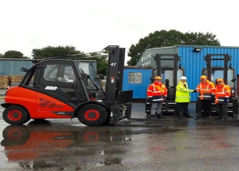 The Linde forklift trucks at Port of Ipswich will make operations more efficient