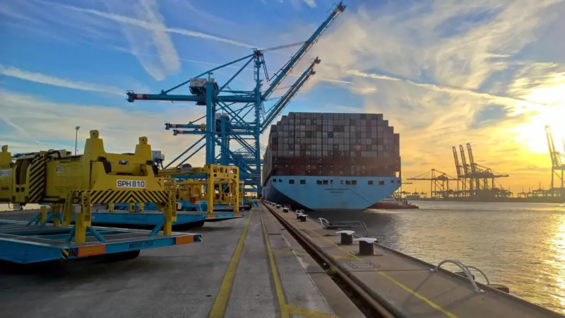 Partnership: the ATOM team worked with APM Terminals to improve productivity at its Maasvlakte II hub. Credit: APM Terminals