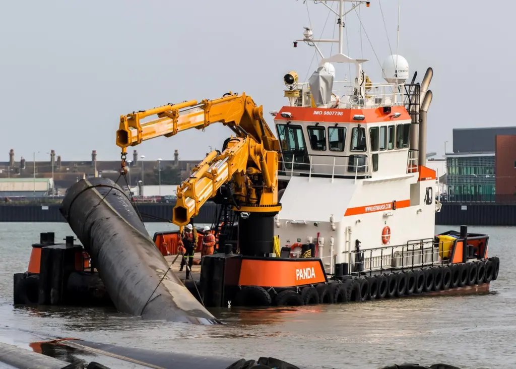 Giant pipes at Lowestoft