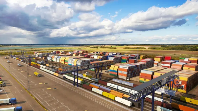 Felixstowe North Rail Terminal