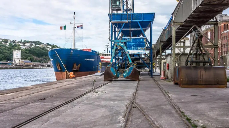 A spokesperson for the Port of Cork (pictured) said that full shipping movements resumed at 0600 hrs on October 17 Photo: William Murphy/flickr/CC BY-SA 2.0