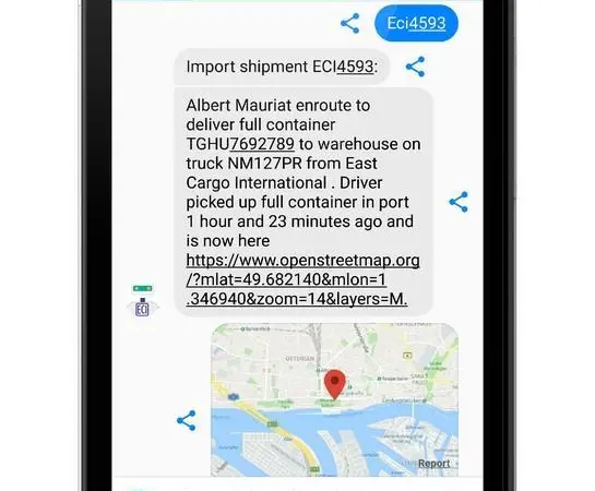 Clever tracking: Facebook Chatbot gives real-time visibility of a truck on the road