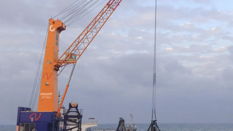 Growing demand: The new cranes will go into operation on loading mined bauxite onto oceangoing vessels