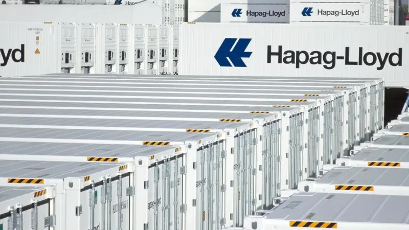 Hapag-Lloyd containers