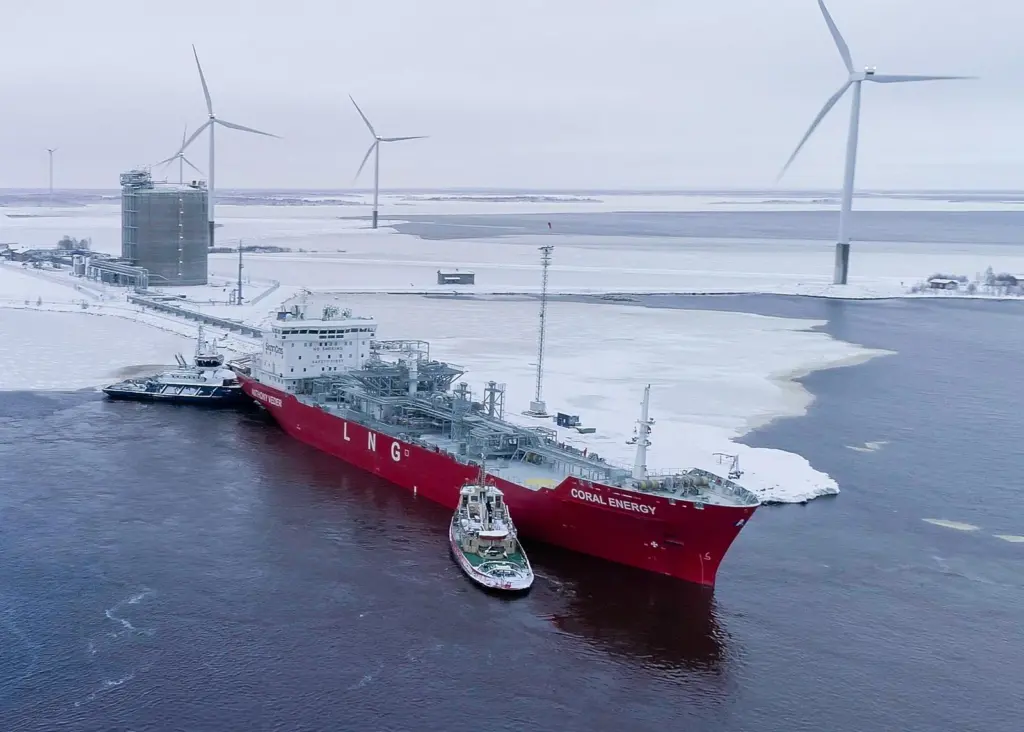 First delivery of LNG