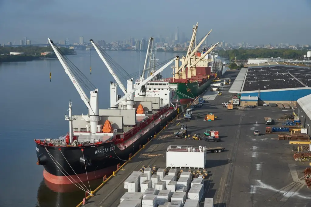 Growth: PhilaPort is looking to double container and vehicle throughput and increase breakbulk volumes by 21%