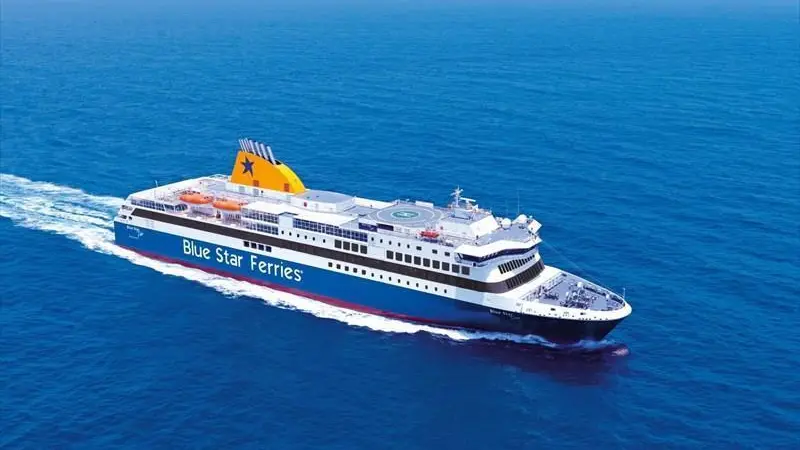 The 'Blue Star Delos' parent vessel on which the new vessel is based