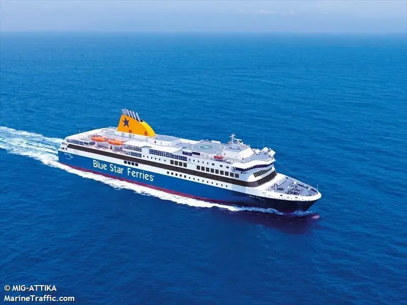 The 'Blue Star Delos' parent vessel on which the new vessel is based