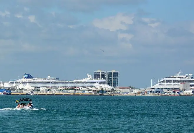 A boycott by independent owner-operator drivers in protest at slow turn times at POMTOC ended last week (image is of PortMiami) Photo: Don Ramey Logan/flickr/CC BY 4.0
