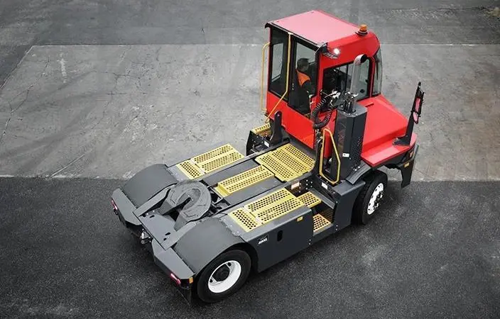 Kalmar electric terminal tractors are powered with a Transpower electric drive system Photo: Kalmar