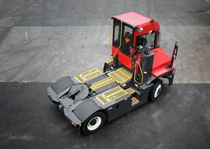 Kalmar electric terminal tractors are powered with a Transpower electric drive system Photo: Kalmar