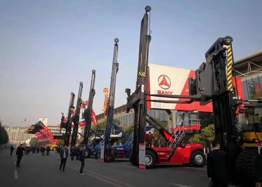 Positive uptake: Sany reportedly signed contracts for 58 units of different models at the launch ceremony
