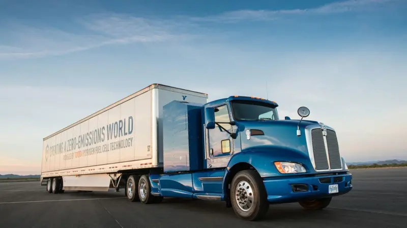 Zero emissions trucks are being piloted at the Port of Los Angeles