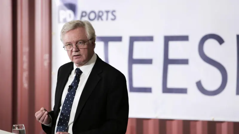 Mr Davis said during his visit that the process of the UK leaving the EU will afford ports like Teesport “new opportunities”
