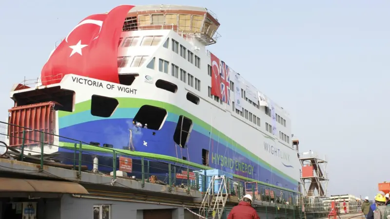 Wightlink will now embark on a programme to train 11 crews to make the most of the opportunities offered by the vessel's innovative hybrid battery technology
