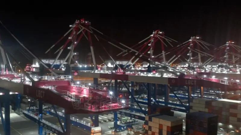 By 2020, it is expected that all new container handling equipment will be supplied with LED lighting