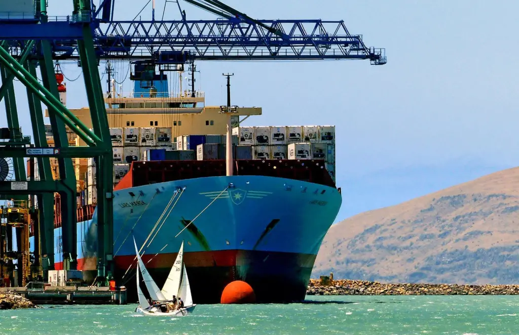 Shipping lines, including Maersk, has already made alternative arrangements. Credit: Bernard Spragg. NZ