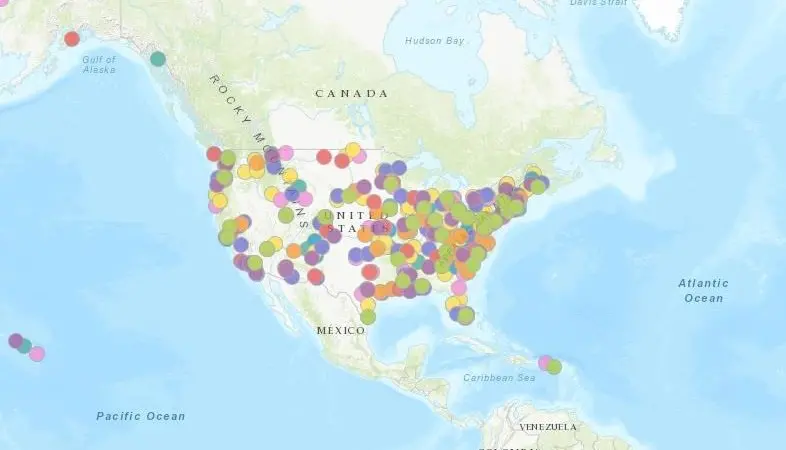 TIGER grants projects map