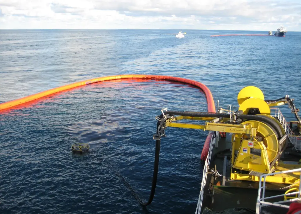 Oil Spill Recovery Vessel operation