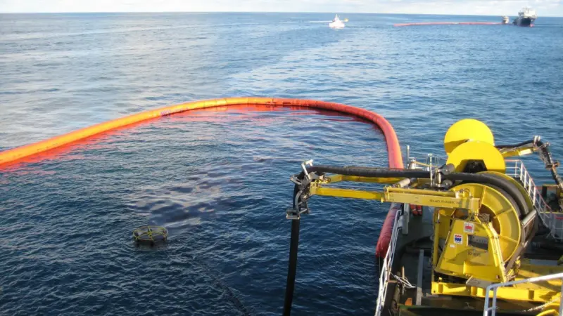 Oil Spill Recovery Vessel operation
