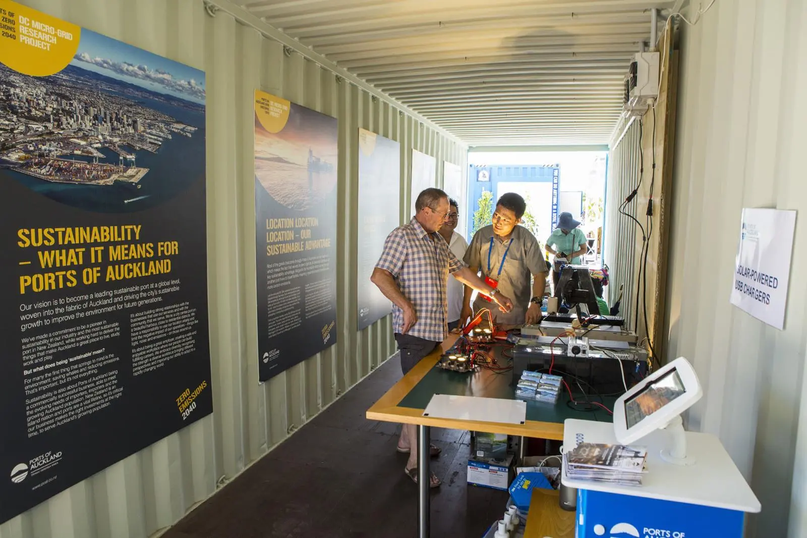 Port of Auckland DC micro grid research project