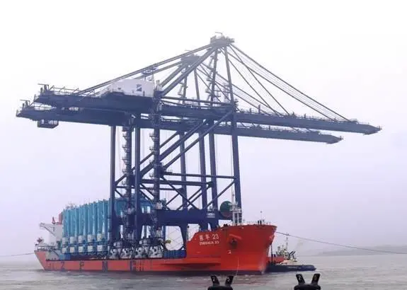 Cranes on the Zhen Hua 23
