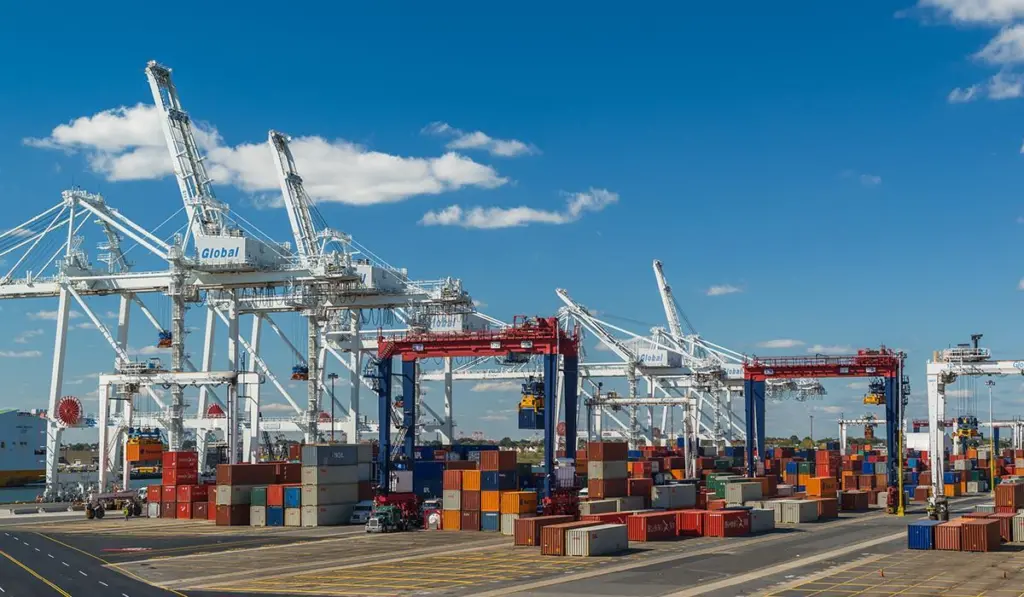 Global Container Terminals Bayonne is the only terminal  on the US East Coast that offers truck appointments. Credit: Global Container Terminals Bayonne