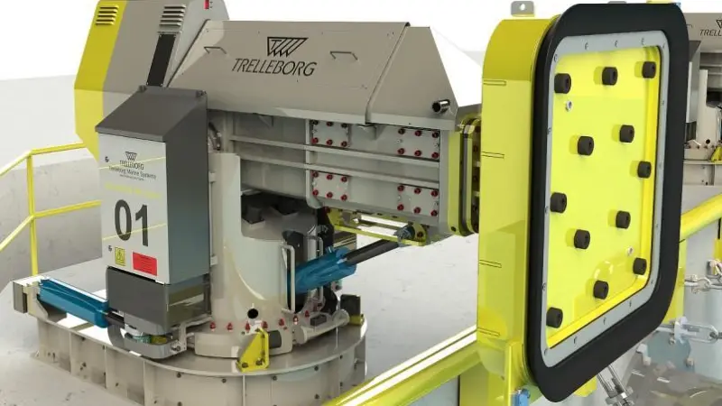 SmartPort aims to realise the critical interface between ship and port, on land and at sea Photo: Trelleborg