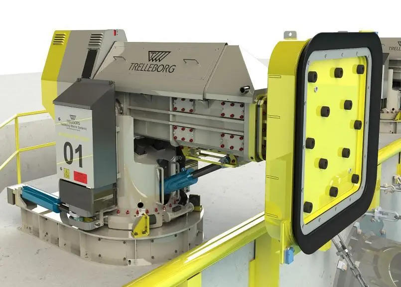SmartPort aims to realise the critical interface between ship and port, on land and at sea Photo: Trelleborg