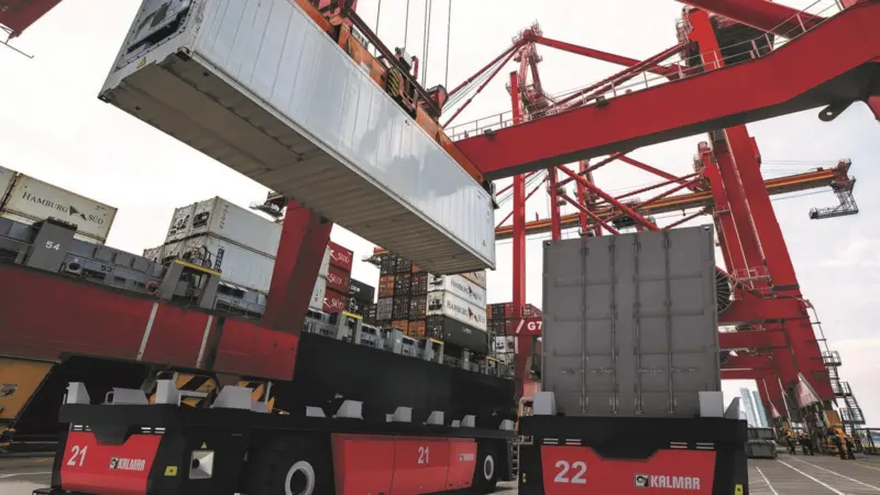 Kalmar has launched its FastCharge AGV. Credit: Kalmar