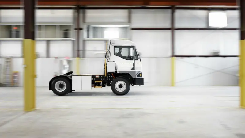 The Kalmar Ottawa Electric Terminal Tractor features the latest in Lithium-ion battery technology