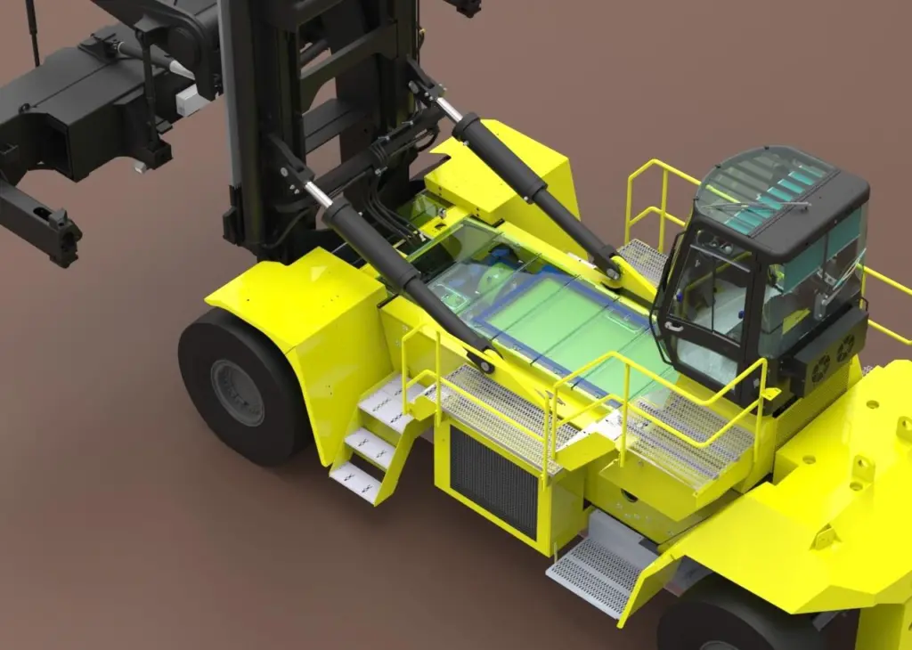 Hyster electric container handler