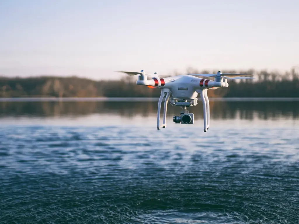 Drone can be used for a number of functions in a port. Credit: StockSnaps, Pixabay, CC0