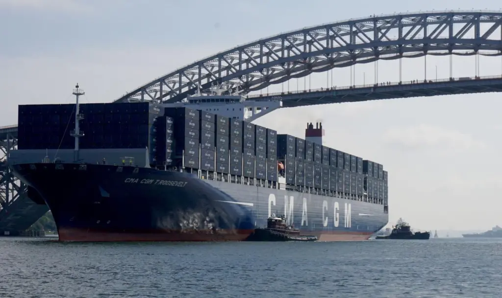 Ports are under increasing pressure as more 10,000-plus teu ships enter the market. Credit - Coast Guard News, Flickr, CC BY-NC-ND 2.0