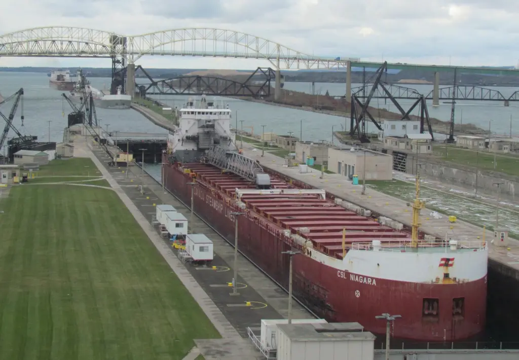 Restoration of the Soo Locks could be back on the US agenda. Credit: NOAA Great Lakes Environmental Research Laboratory, Flickr, CC BY-SA 2.0
