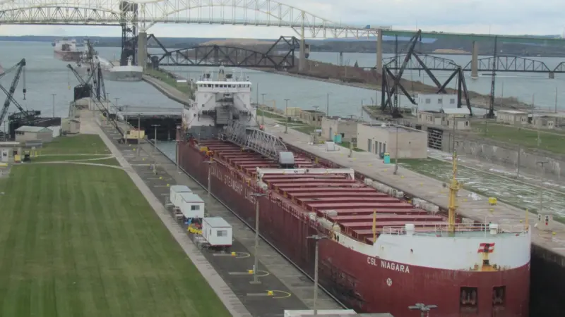Restoration of the Soo Locks could be back on the US agenda. Credit: NOAA Great Lakes Environmental Research Laboratory, Flickr, CC BY-SA 2.0