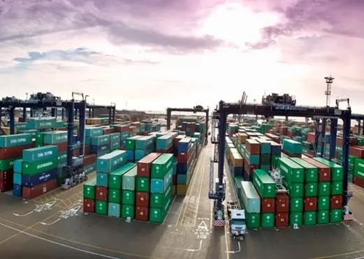 Mr Groenveld said that using digital twins of the cranes allows different simulations Photo: Siemens