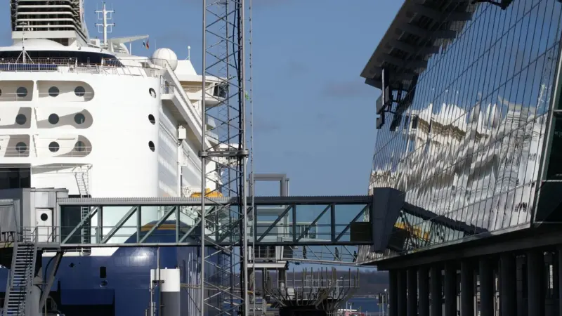 From 2019, the aim is to supply both Color line vessels with 100% green onshore power whilst stationary in berth Photo: Port of Kiel