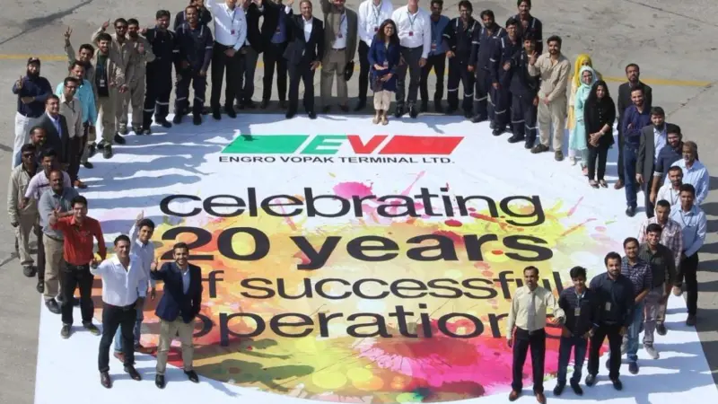 Engro Vopak Terminal Limited, a joint venture of Engro & Royal Vopak of Netherlands is celebrating twenty years Photo: Vopak