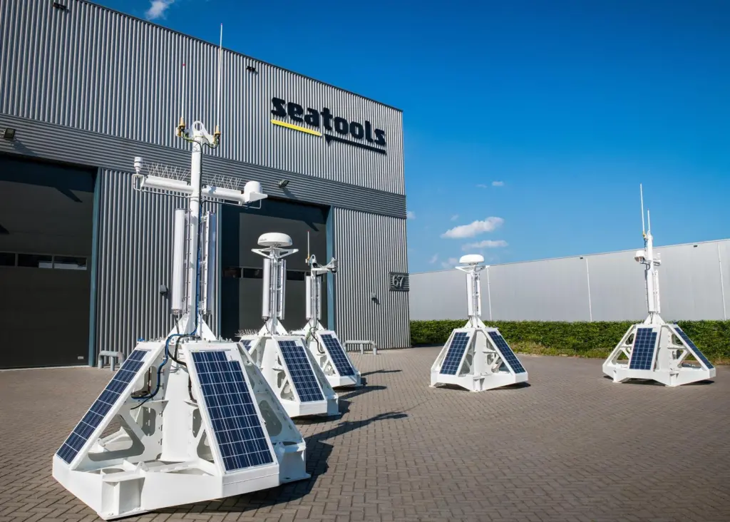 Seatools remote monitoring system is being put to the test as part of the first-ever ocean cleanup system Photo: Seatools
