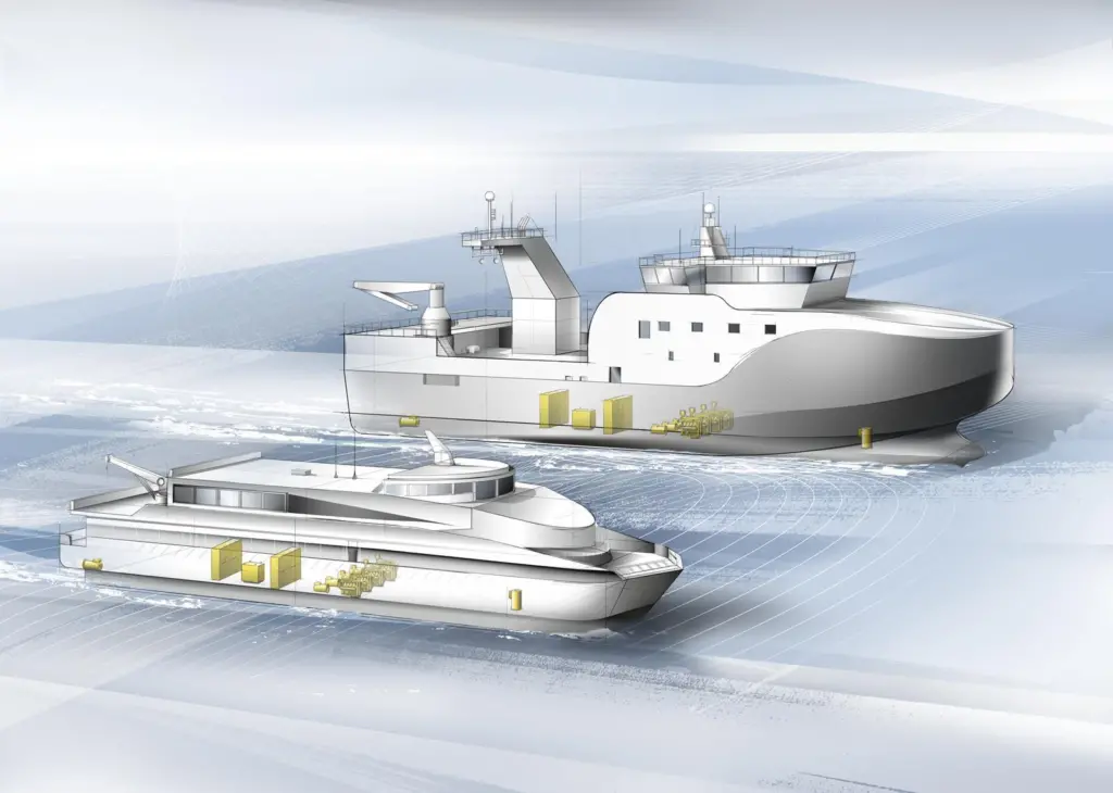 Liebherr has a new low-voltage frequency converter system for marine applications called Liduro Marine Photo: Liebherr