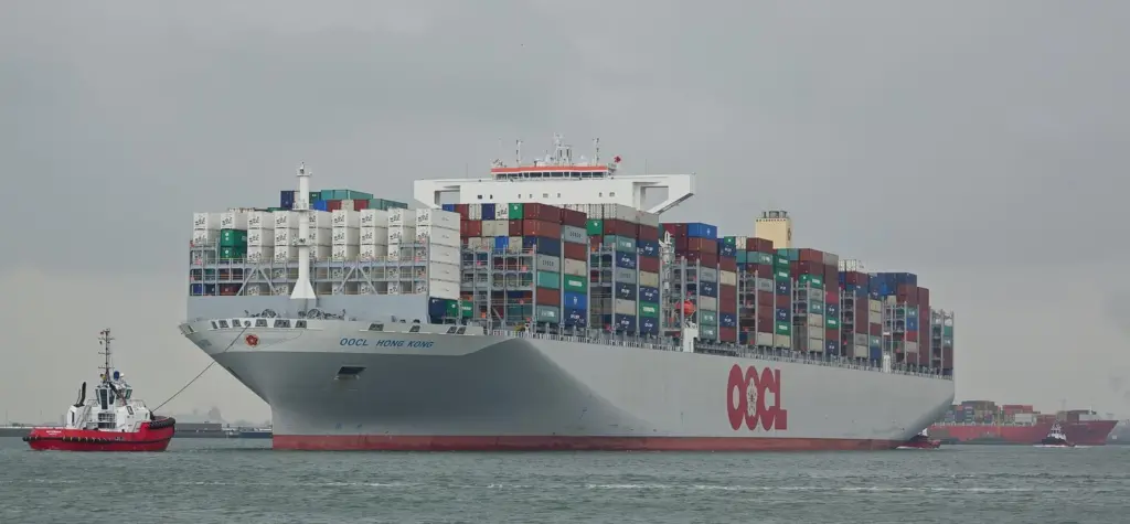 Analysts are lukewarm on support for 18,000+ teu megaships. Credit: Kees Torn, Flickr, CC BY-SA 2.0