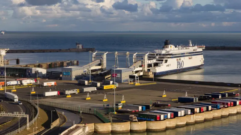 Roll-on, roll-off ports such as Dover look to face the biggest problems post-Brexit. Credit: cat_collector, Flickr, CC BY 2.0