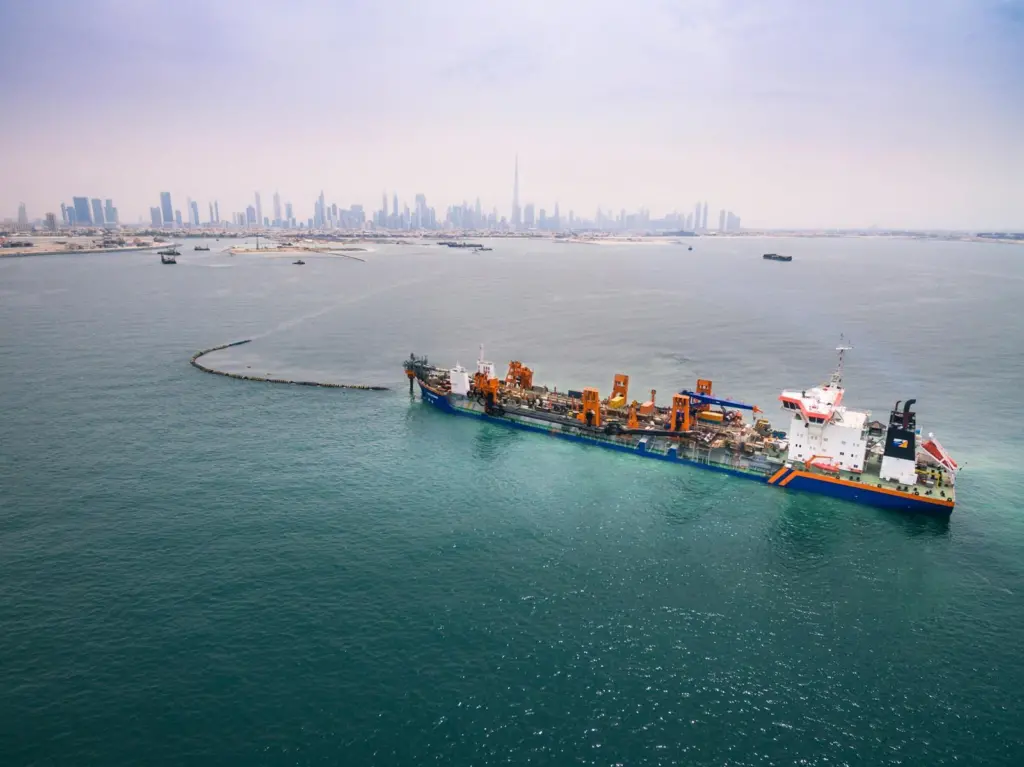 International dredging companies are said to be more efficient than US companies. Credit: Van Oord
