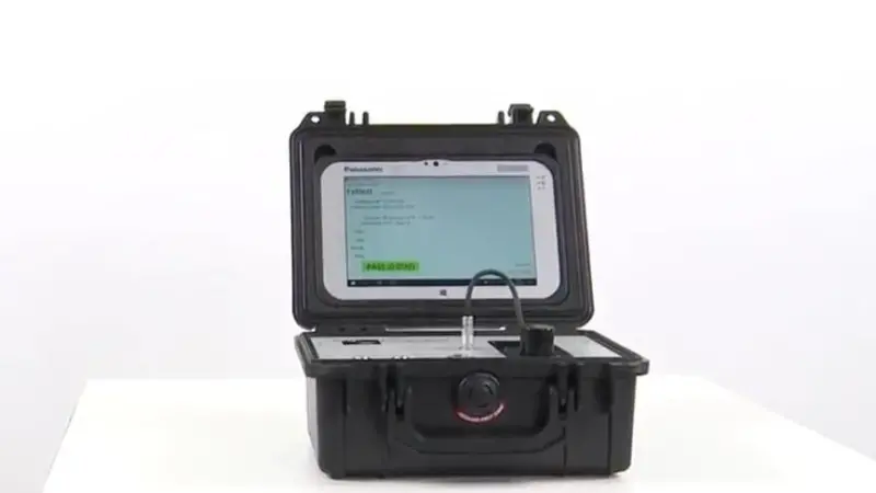 FastBallast uses the Single Turnover One Pulse (STOP) method as an accurate methodology for portable ballast water sampling Photo: CTG