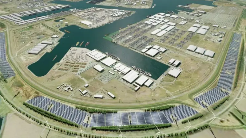 The Solarpark Scaldia is being supported by North Sea Port, as the main land owner Photo: North Sea Port