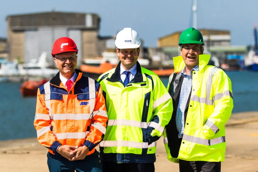 One of the key offshore renewable energy projects at the Port of Lowestoft was the recent completion of a two-year contract to support the construction of the Galloper Offshore Wind Farm Photo: ABP