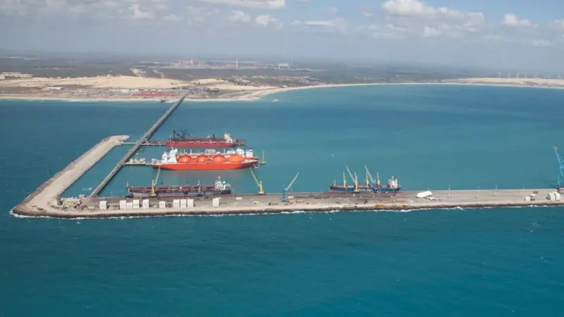 The authority will hold 30% of the Brazilian port’s shares (pictured is the Port of Pecém) Photo: Port of Rotterdam