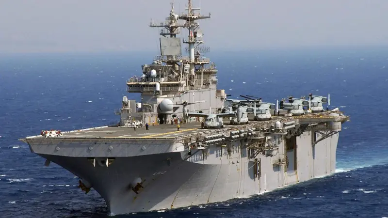 The USS Wasp Photo: U.S. Navy photo by Mass Communication Specialist 2nd Class Zachary L. Borden (RELEASED)/Wikimedia Commons/Public Domain
